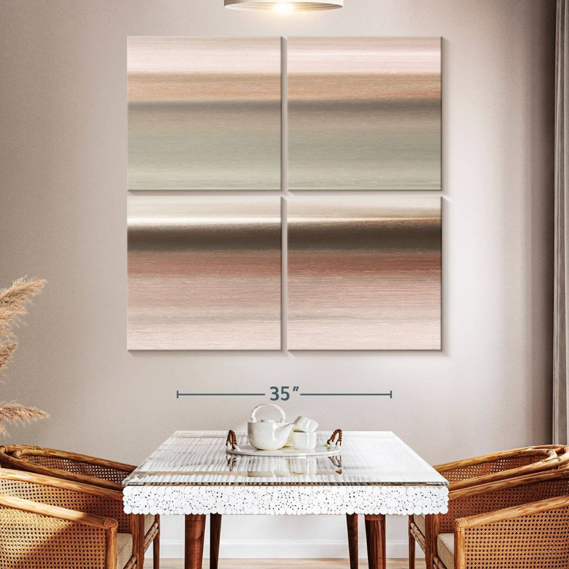 Avery Guilded Sands I, 50" H x 50" W