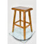Tabouret de bar et de comptoir en bois massif Oxfordshire-2013571715
