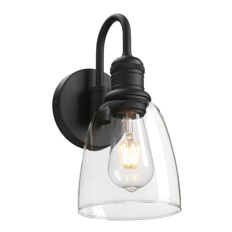 Swing Arm Sconce, Black