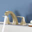 Robinet de lavabo de salle de bain à deux poignées Topcraft avec égouttoir escamotable-115607284