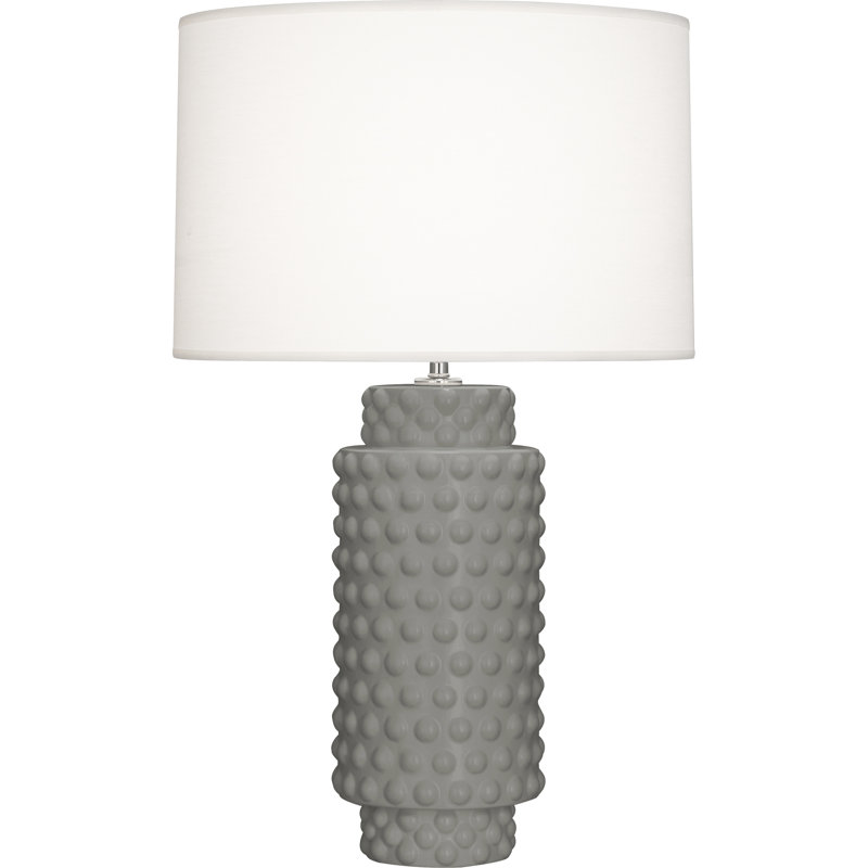 Dolly Table Lamp, Smokey Taupe, 27.5" H x 17" W x 17" D