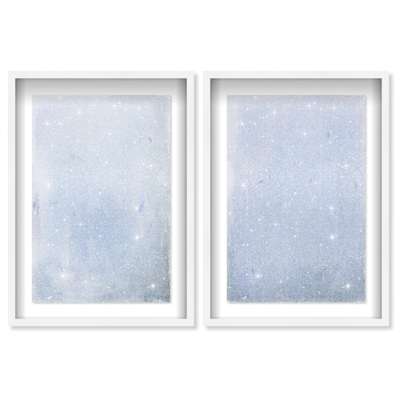 Calm Waters Shadowbox Abstract Print by Oliver Gal, Black Frame, 10 x 15, 25.5"H x 37.5"W, White Shadowbox