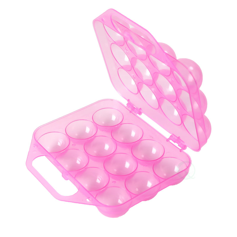 Ensemble de rangement alimentaire pour œufs Burwell, Rose