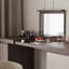 Coiffeuse avec miroir lumineux, 4 tiroirs, 1 chaise