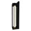 Applique murale d'extérieur 15 po à DEL intégrée noire pour entrée, garage, revêtement - applique moderne verticale-87088454