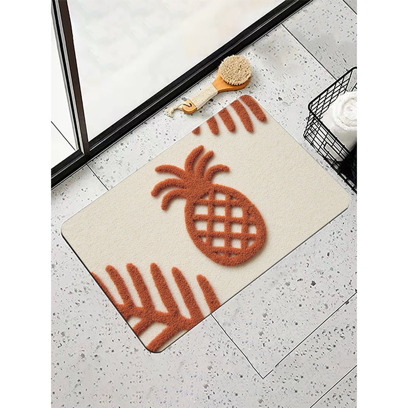 Tapis de bain Pineapple Palm, 16 po x 24 po