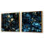 Ramelot - Ensemble de 2 collages carrés botaniques abstraits-101847324-101847323