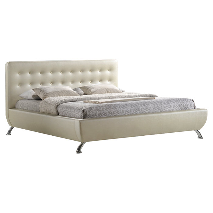 Frankel Vegan Leather Platform Bed, King