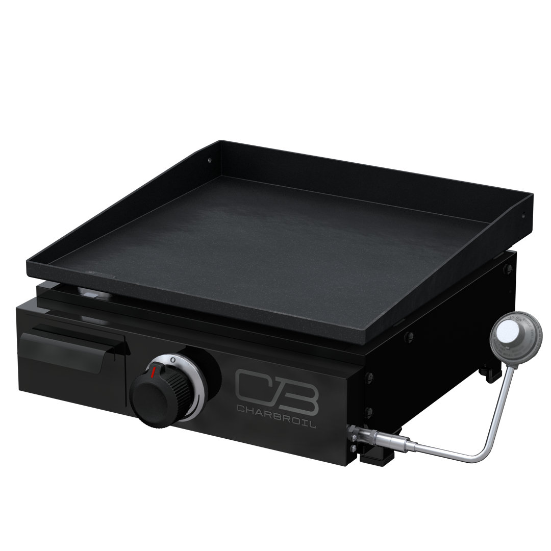 Charbroil Performance Series 17" Portable Flat Top Gas Griddle, Black Charbroil