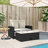 Ebern Designs Patio Sofa With Cushions 2-Seater Poly Rattan-107166780-107166757