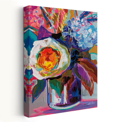 Blue And Bouquet Electric Art