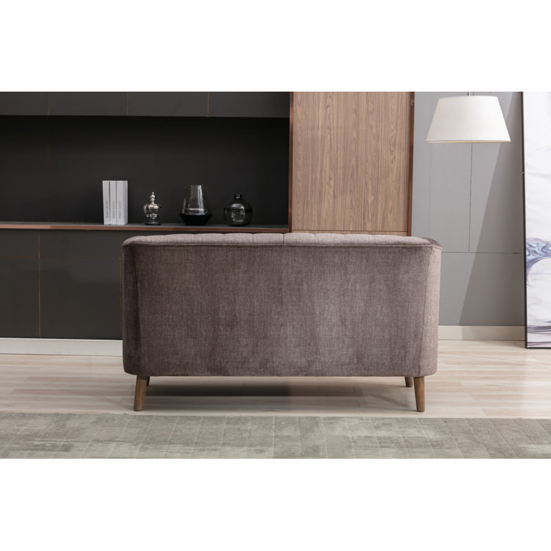 Colvin 2 Seater Velvet Loveseat, Moss Green Velvet