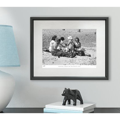 Minster, Family On The Beach C1952 by Francis Frith - Single Picture Frame Print