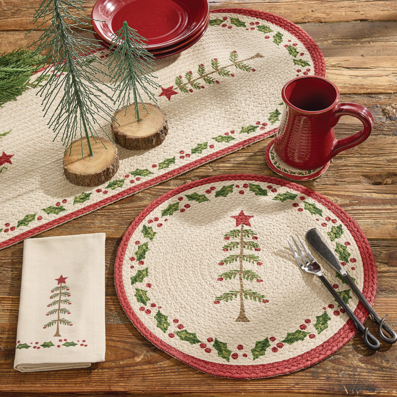 Feather Tree Printed Napkin Set Of 4