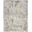 Fenster Abstract Modern Machine Woven Area Rug in Ivory/Blue/Gray-7174887