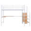 Lit mezzanine double en métal avec bureau et grille en métal-1137296189
