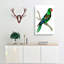 Great-billed Parrot by George Shaw - Wrapped Canvas-55304075