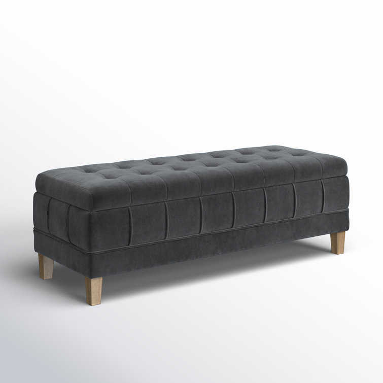 Gloria Velvet Storage Ottoman