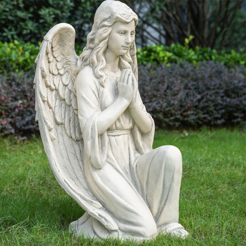 Statue de jardin ange en oxyde de magnésium