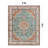 Traditional Oriental Medallion Washable Non Slip Area Rug-1170171246