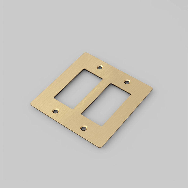 2G Plate / Non-Logo, Brass