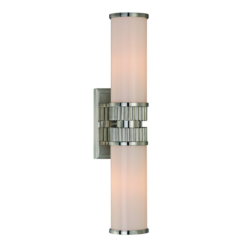Harper Armed Sconce, Polished Nickel