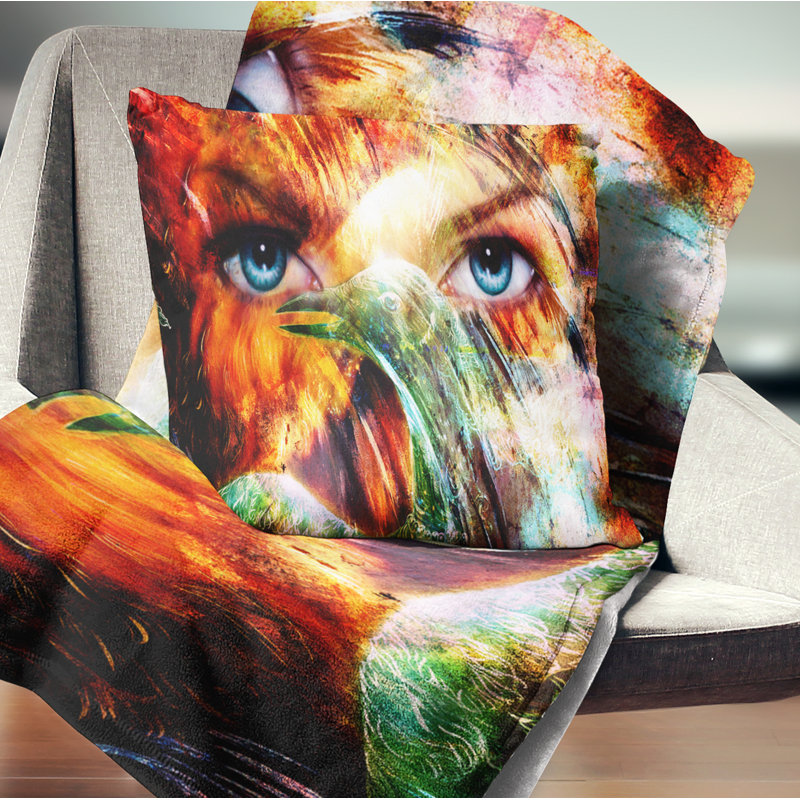 Coussin Portrait, Rectangulaire, 12 po x 20 po
