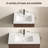 Bathroom Vessel Sink, Ceramic Bathroom Vanity Sink Top Without Overflow,  Convenient For Storing Personal Items