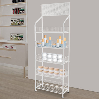 19.68"W/23.62"W Retail Display Rack With Hooks