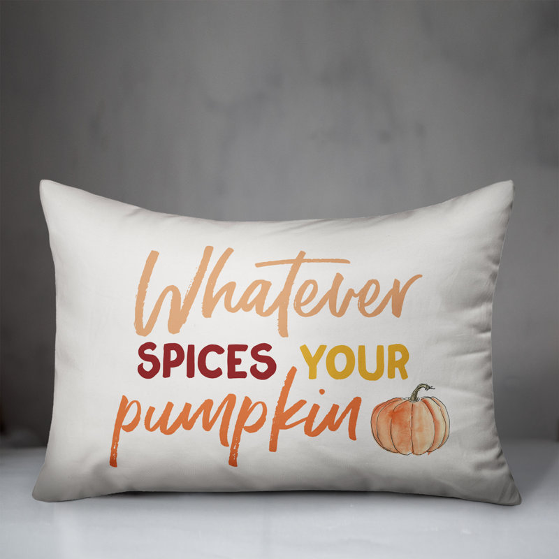  Spices Your Pumpkin Rectangular Pillow Cover & Insert