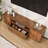 70.86" Modern Wood TV Stand Mid-Century Media Console Long Stand with Storage and Cable Management for living room