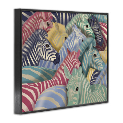 Giclée sur bois de teinte moderne par Fab Funky
