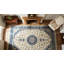 Antique Peking Chinese Allover Medallion Knotted Rug