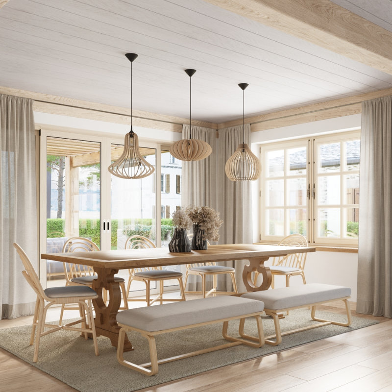 Draughn 1 - Light Beige Pendant