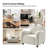 Berken 35'' Wide Lamb Wool Upholstered Teddy Armchair with Solid Wood Legs-523813422