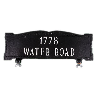 Metal Classic/Decorative Illuminated Mailbox Sign