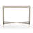 Morefield 32" Console Table In Modern Ivory Travertine Top On Iron Base