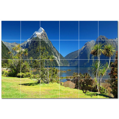 12'' x 12'' Satin Ceramic Decorative Mural