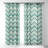 Heather Dutton Weathered Chevron 1pc Sheer Window Curtain Panel