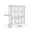 American-style minimalist display cabinet bookcase