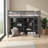 Loft Bed With 8 Open Storage Shelves And Built-In Ladder