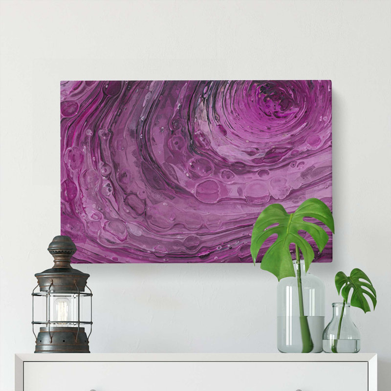 Night Sunrise In Abstract - Wrapped Canvas, 35cm H x 50cm W x 3cm D