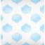 Light Blue Retro Shell Linen Euro Pillow 26x26 with Down Insert