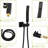 16 Inch Shower With Waterfall Tub Spout & Easy Installation - Oil Rubber Ceiling Mounted Three-valve Diverter-118765854
