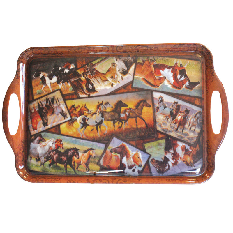 Plateau de service pour chevaux