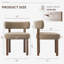 Upholstered Solid Wood Dining Chair Side Chair-1847099152