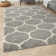 Myshaggy Collection Rugs Trellis Design in Grey