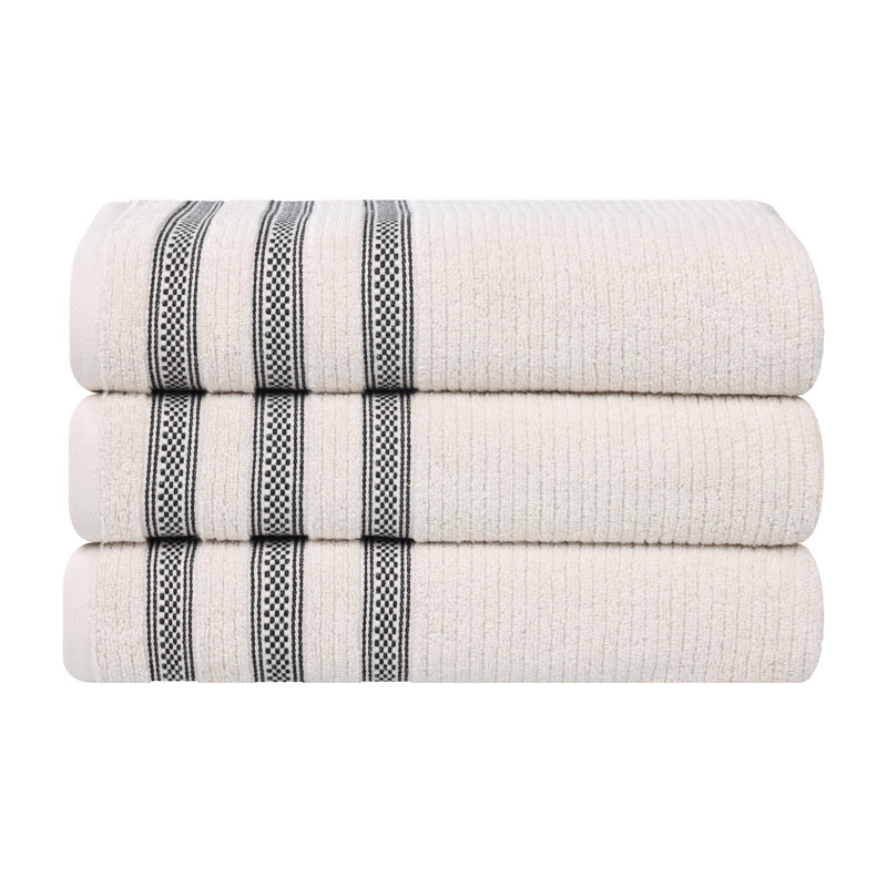 Ensemble de serviettes de bain Emiliah Zero Twist, Pierre