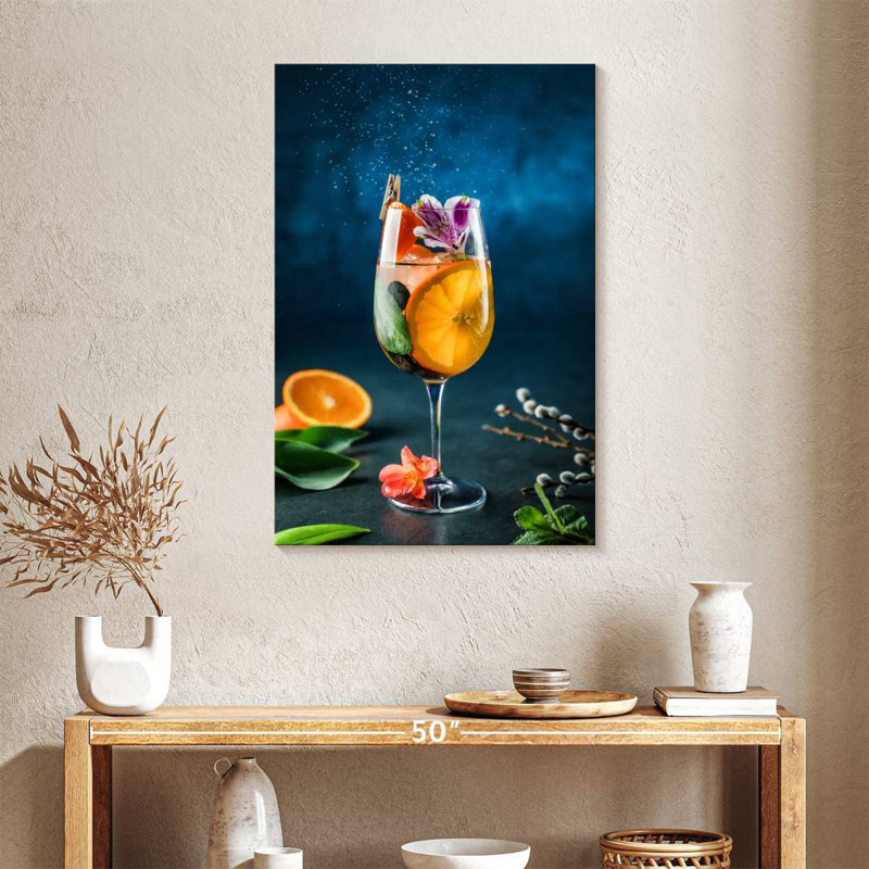 Yarlin Citrus Cocktail, 36" H x 24" W