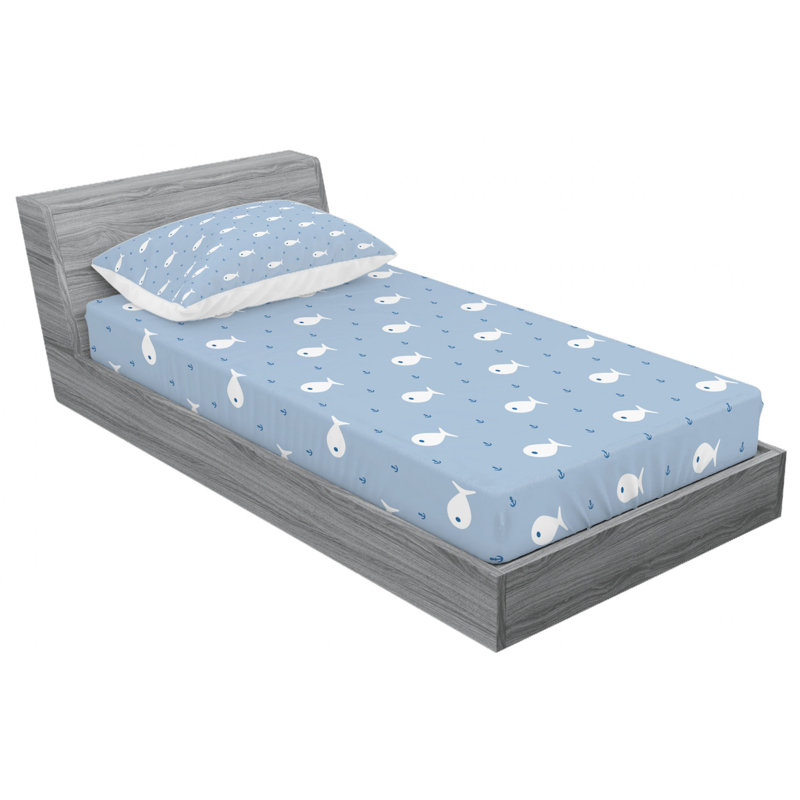 Microfiber Sheet Set, Twin XL Sheet Set with Fitted Sheet